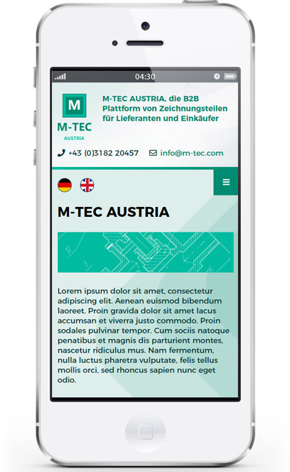 Дизайн сайта для M-TEC Austria - изображение 7
