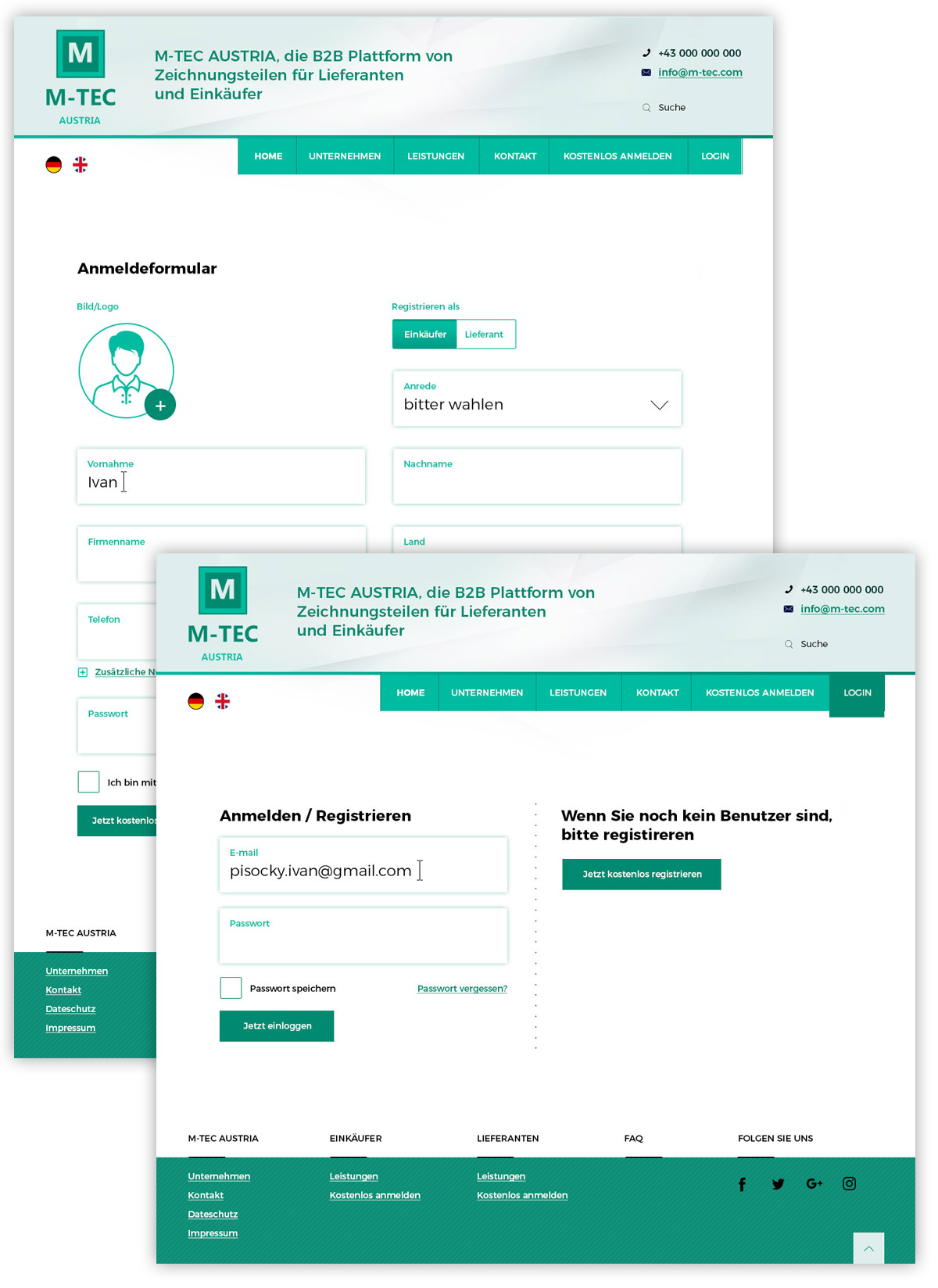 Дизайн сайта для M-TEC Austria - изображение 2